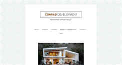 Desktop Screenshot of conraddevelopment.com